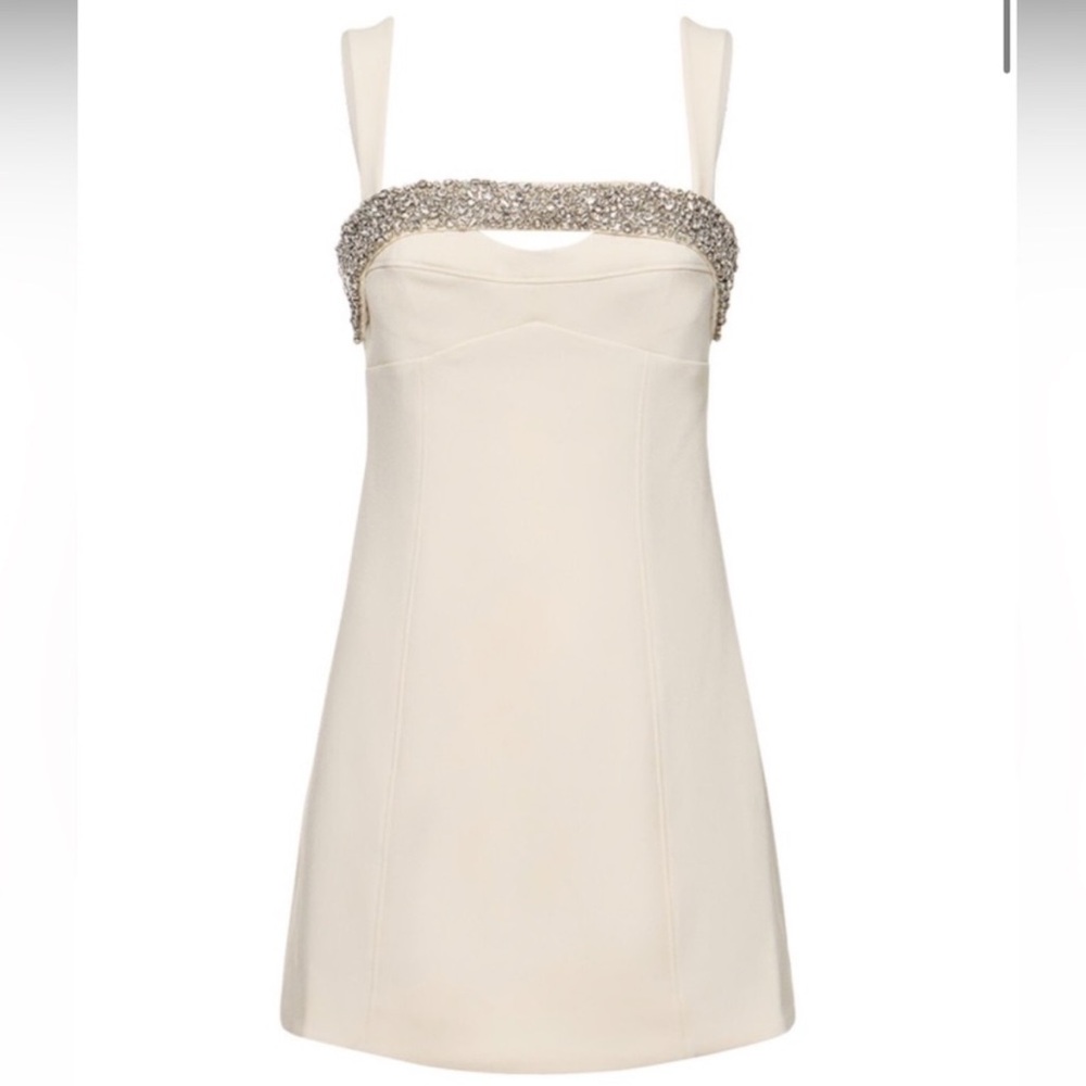 Simkhai NWT White Embellished Mini Dress